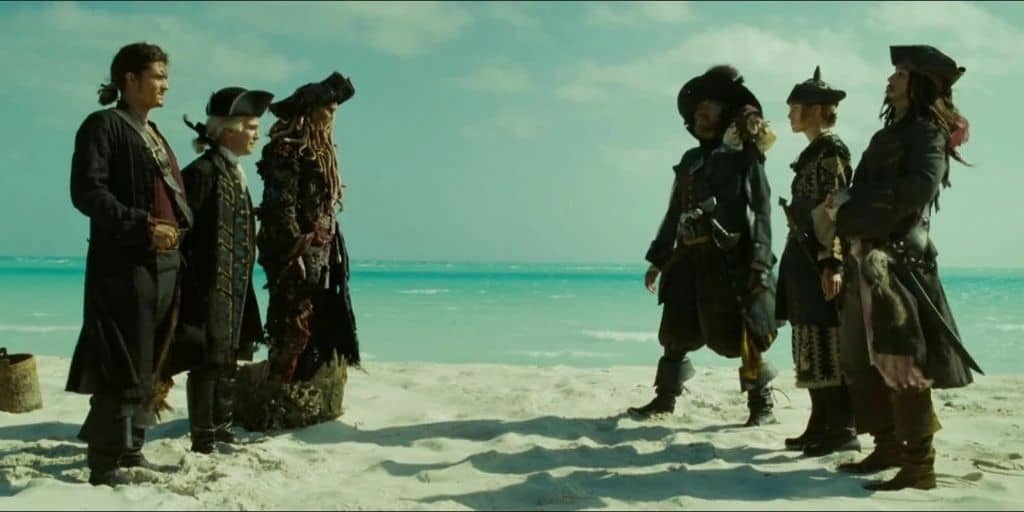 صحنه ای از فیلم دزدان دریایی کارائیب at the world's end